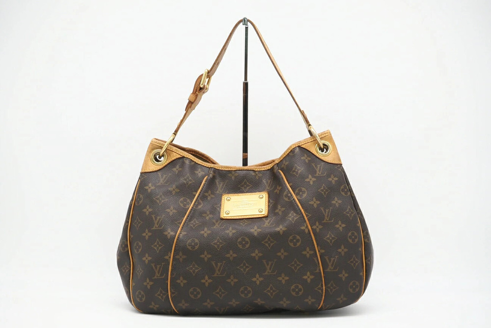 Louis Vuitton Monogram Galliera Handbag Brown Canvas